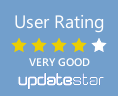 UpdateStar Very Good award with 4-star rating